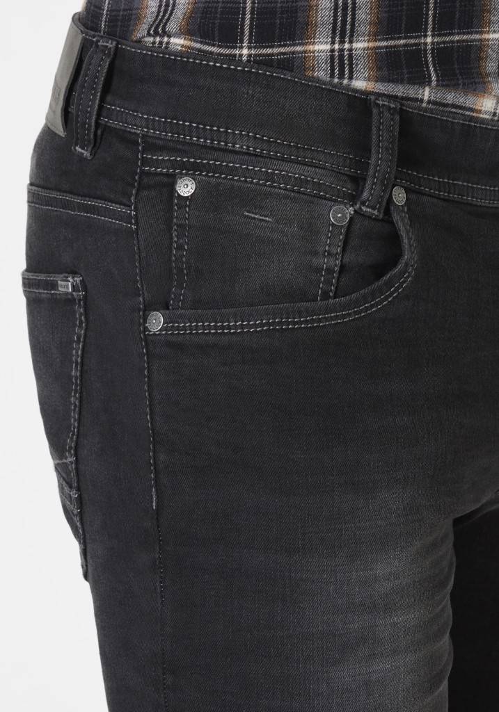 Paddocks BEN Normale Passform - Black Black Used Moustache