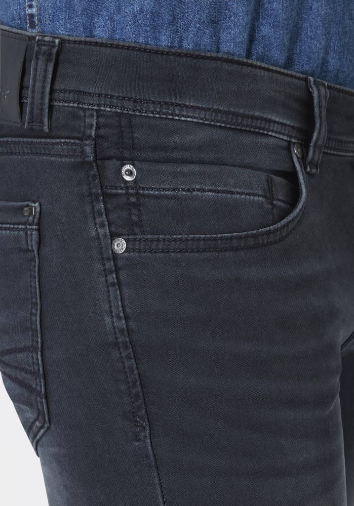 Paddocks DEAN MOTION&COMFORT & JOGG DENIM Schmale Passform - Blue Black Used And Moustache