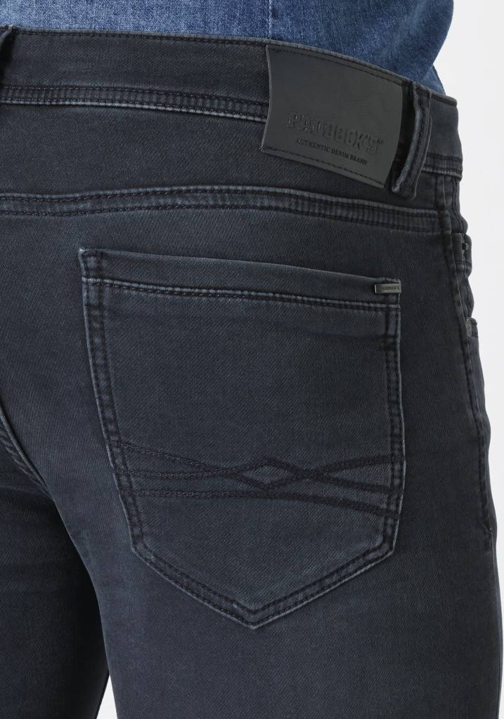 Paddocks DEAN MOTION&COMFORT & JOGG DENIM Schmale Passform - Blue Black Used And Moustache