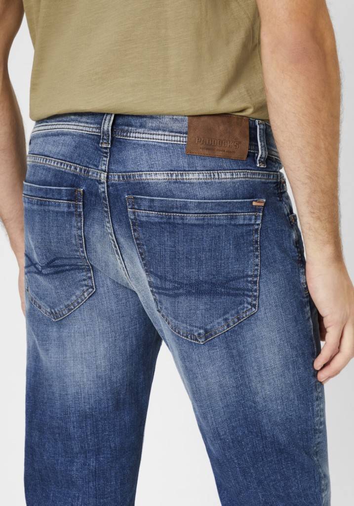 Paddocks DEAN MOTION&COMFORT Schmale Passform - Vintage Blue Wash
