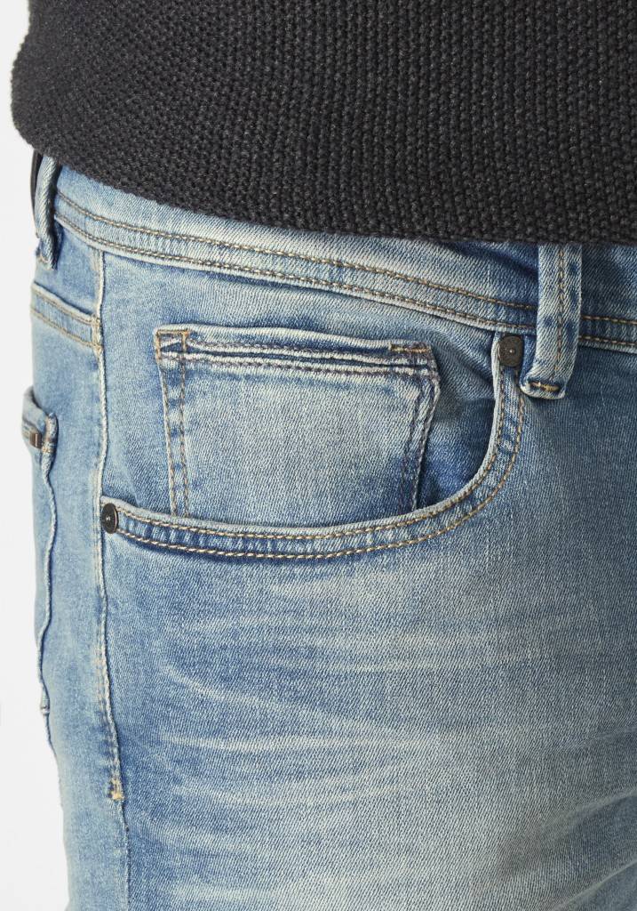 Paddocks DEAN / WITHOUT DESTROY Schmale Passform - Medium Blue Used Moustache