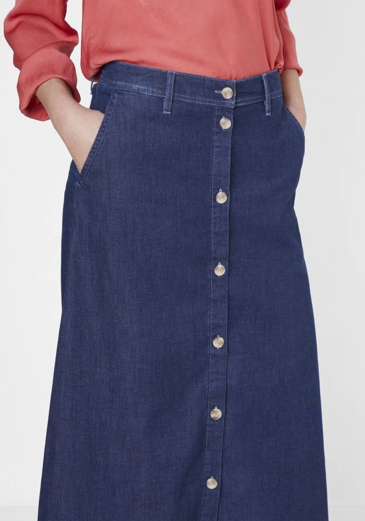Paddocks Denim Skirt Light Denim Normale Passform - Dark Stone