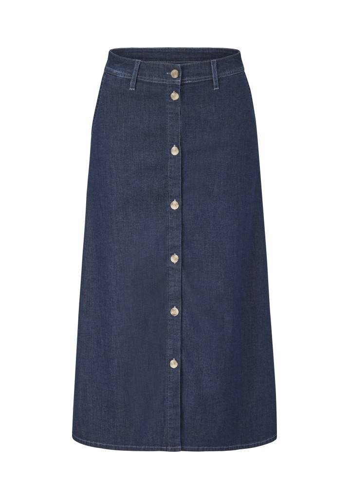 Paddocks Denim Skirt Light Denim Normale Passform - Dark Stone