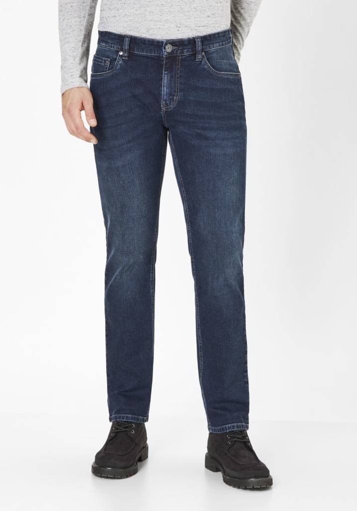 Paddocks DUKE Normale Passform - Blue Black Heavy Wash