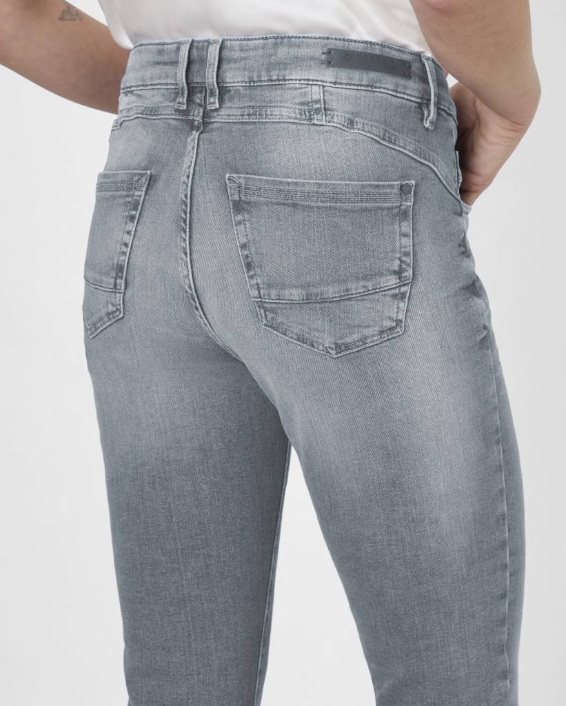 Paddocks LIA MOTION&COMFORT Schmale Passform - Light Grey Used Moustache