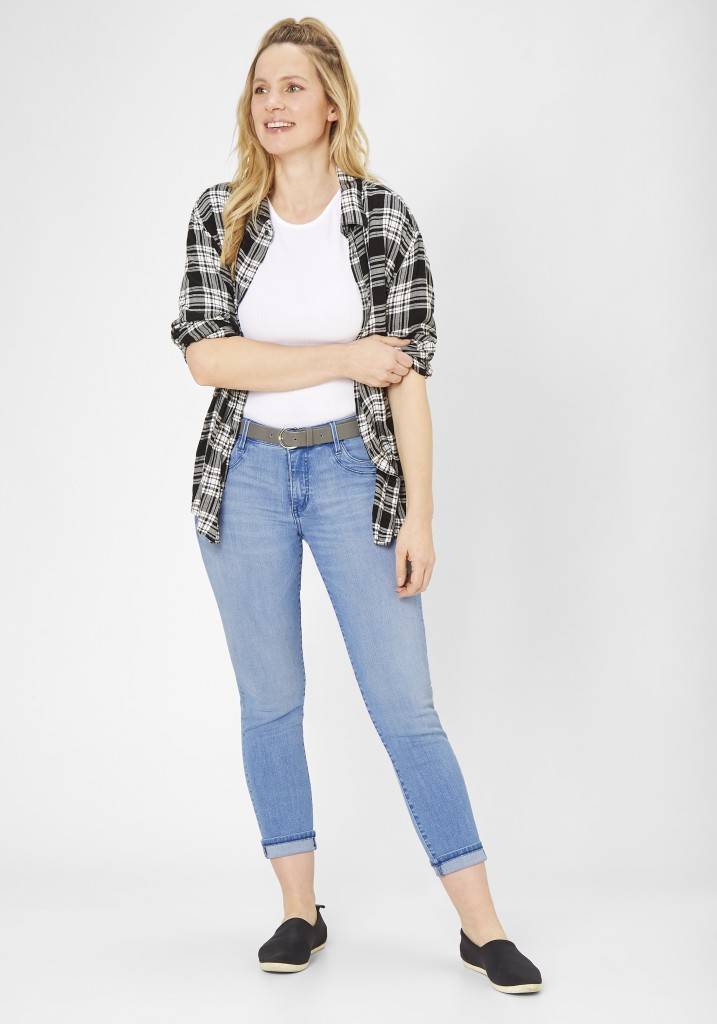 Paddocks LUCA MOTION&COMFORT schmale Passform - light stone with moustache