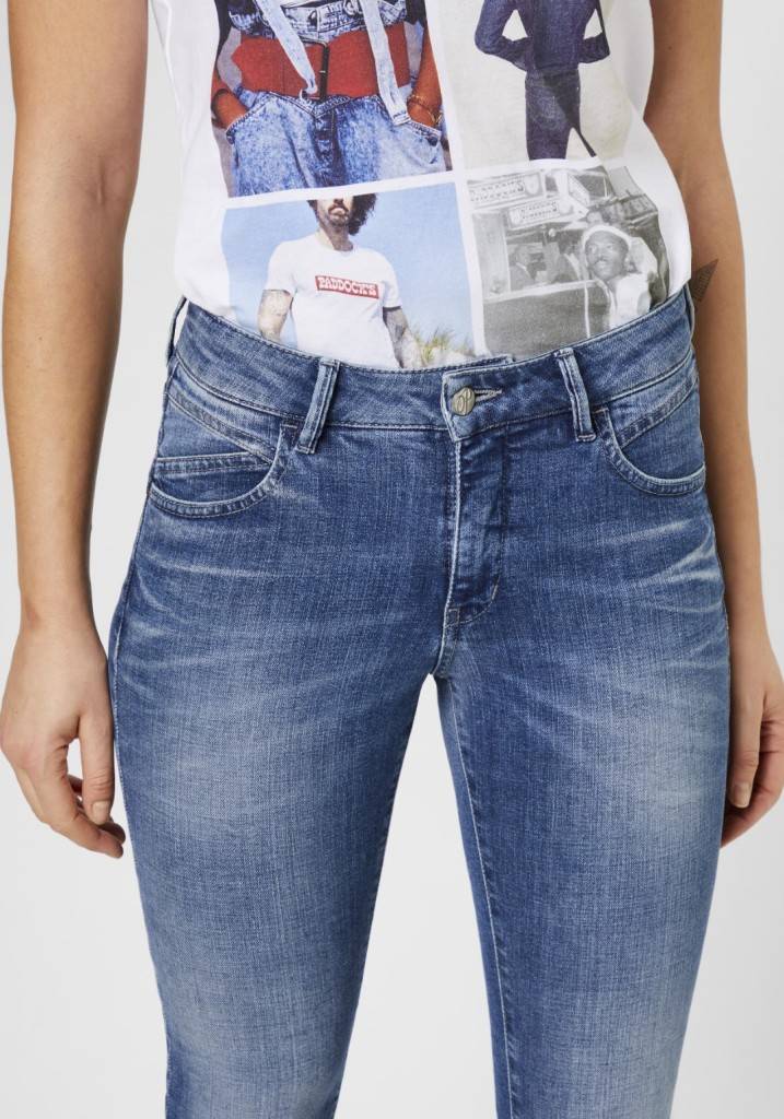 Paddocks LUCY MOTION&COMFORT Schmale Passform - Mid Blue Authentic Wash