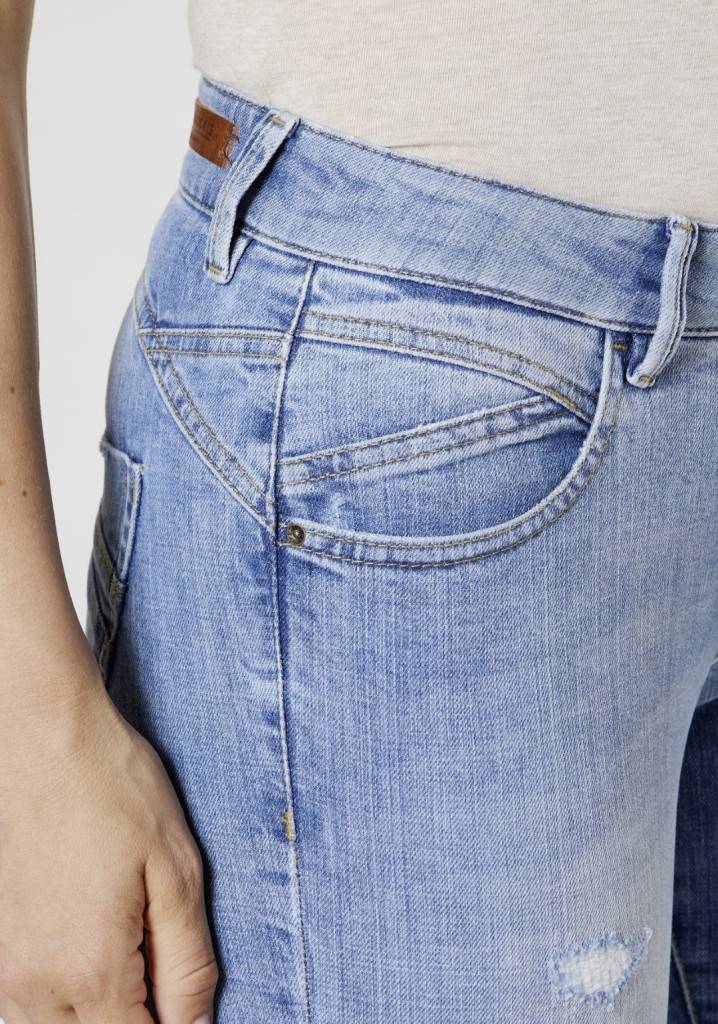 Paddocks LUCY Skinny Fit - Vintage Blue With Handwork And 3D Pleats