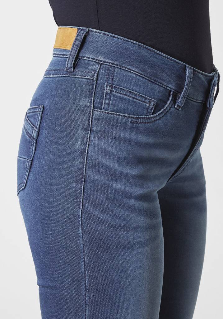 Paddocks LUCY Superior JOGG Denim Skinny Fit - Medium Blue Used Moustache