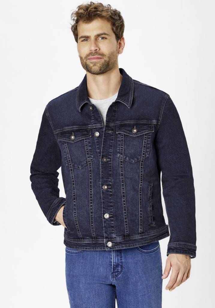 Paddocks Denim Jacket Normale Passform - Blue/black