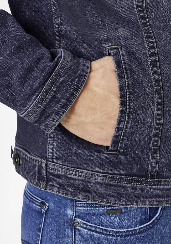 Paddocks Denim Jacket Normale Passform - Blue/black