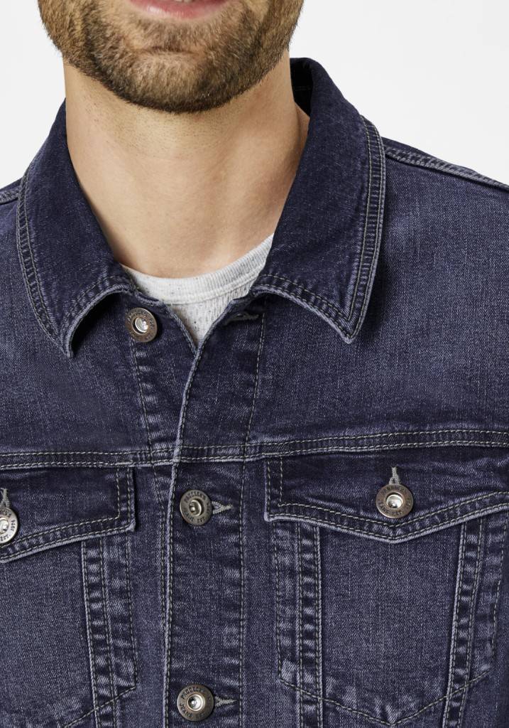 Paddocks Denim Jacket Normale Passform - Blue/black