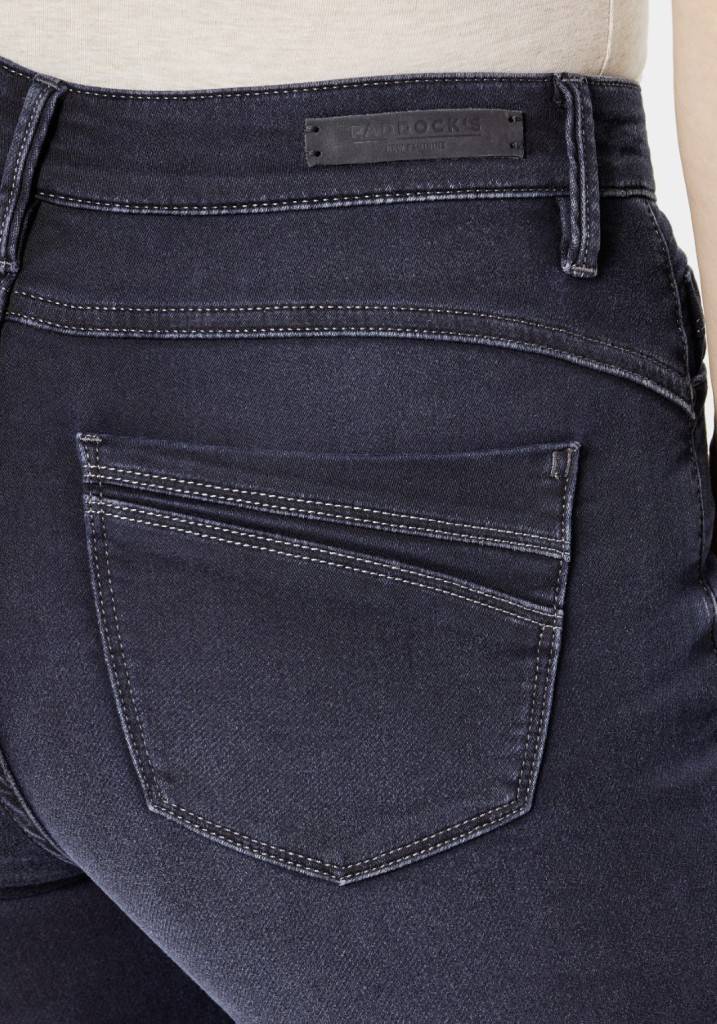 Paddocks PAT JOGG DENIM Schmale Passform - Blue Black With Handwork