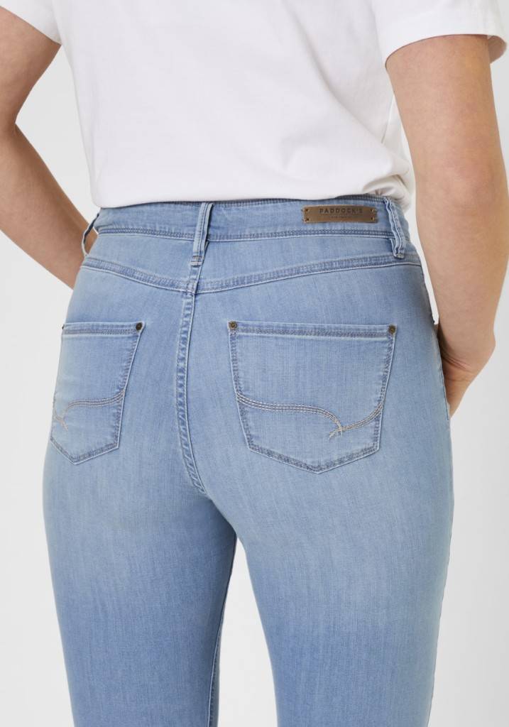 Paddocks PAT LIGHT DENIM Schmale Passform - Light Stone With Soft Using