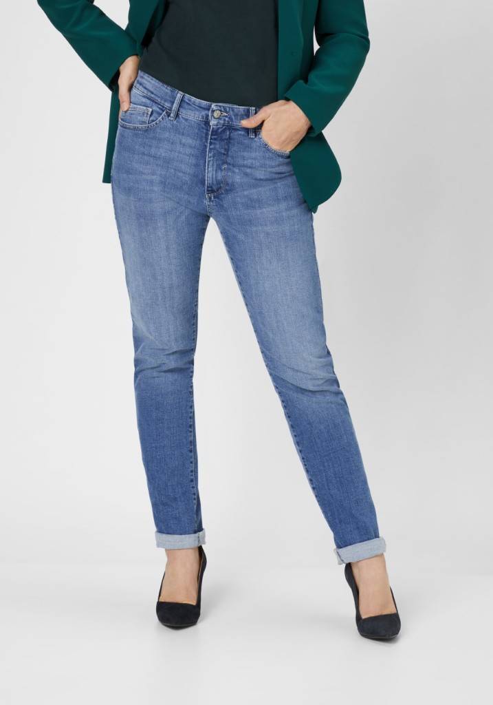 Paddocks PAT MOTION&COMFORT Schmale Passform - Light Blue With Handwork