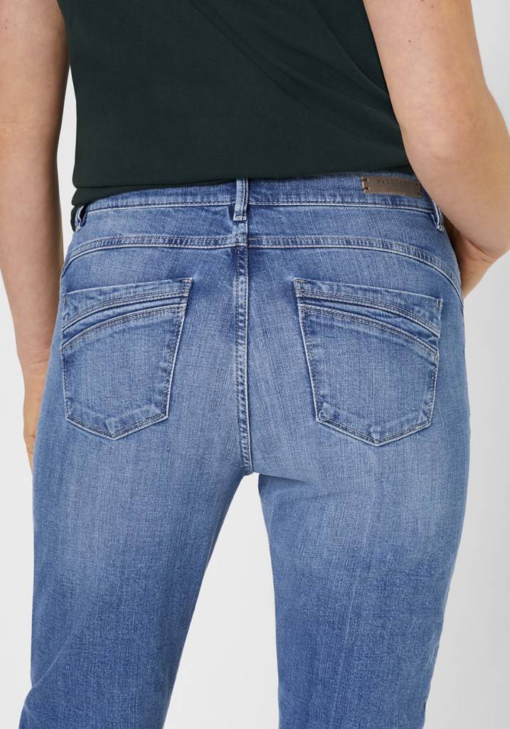 Paddocks PAT MOTION&COMFORT Schmale Passform - Light Blue With Handwork