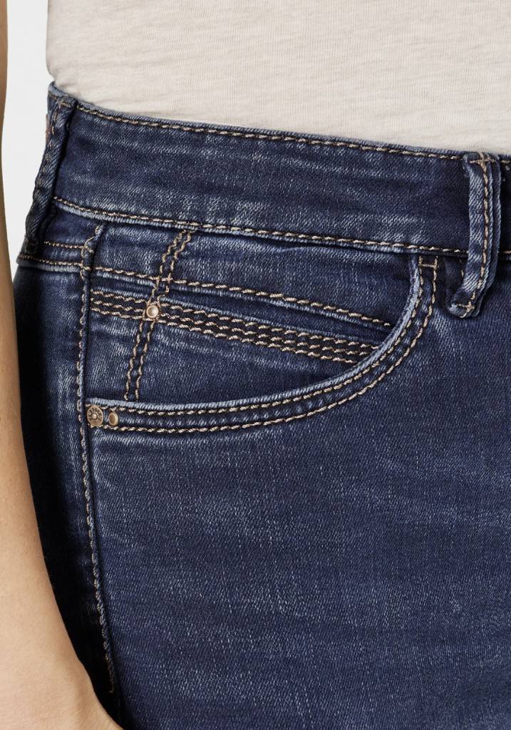 Paddocks PAT Saddle Stitch MOTION&COMFORT Schmale Passform - Blue Black With Moustache