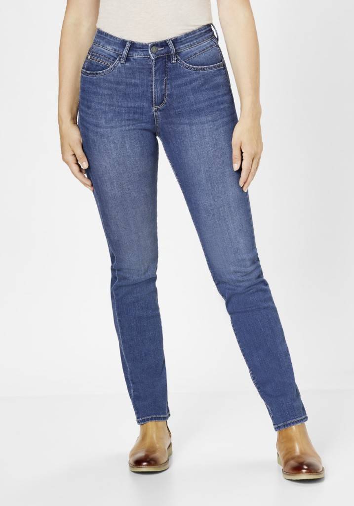 Paddocks PAT Saddle Stitch SOFT DENIM Schmale Passform - Dark Stone With Moustache