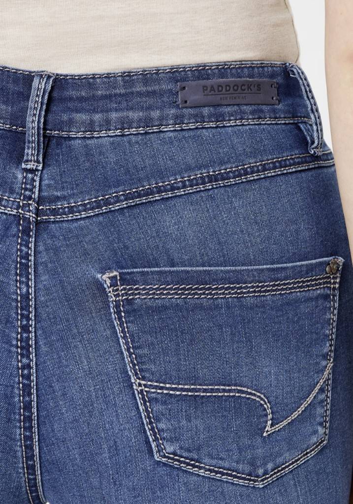 Paddocks PAT Saddle Stitch SOFT DENIM Schmale Passform - Dark Stone With Moustache