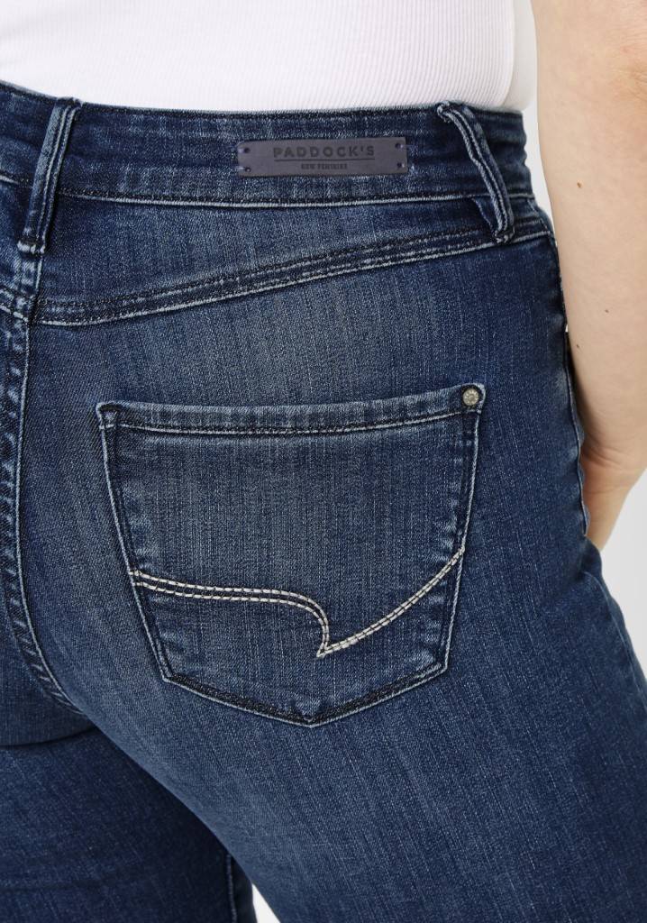 Paddocks PAT SOFT DENIM Schmale Passform - Dark Blue Use Moustache