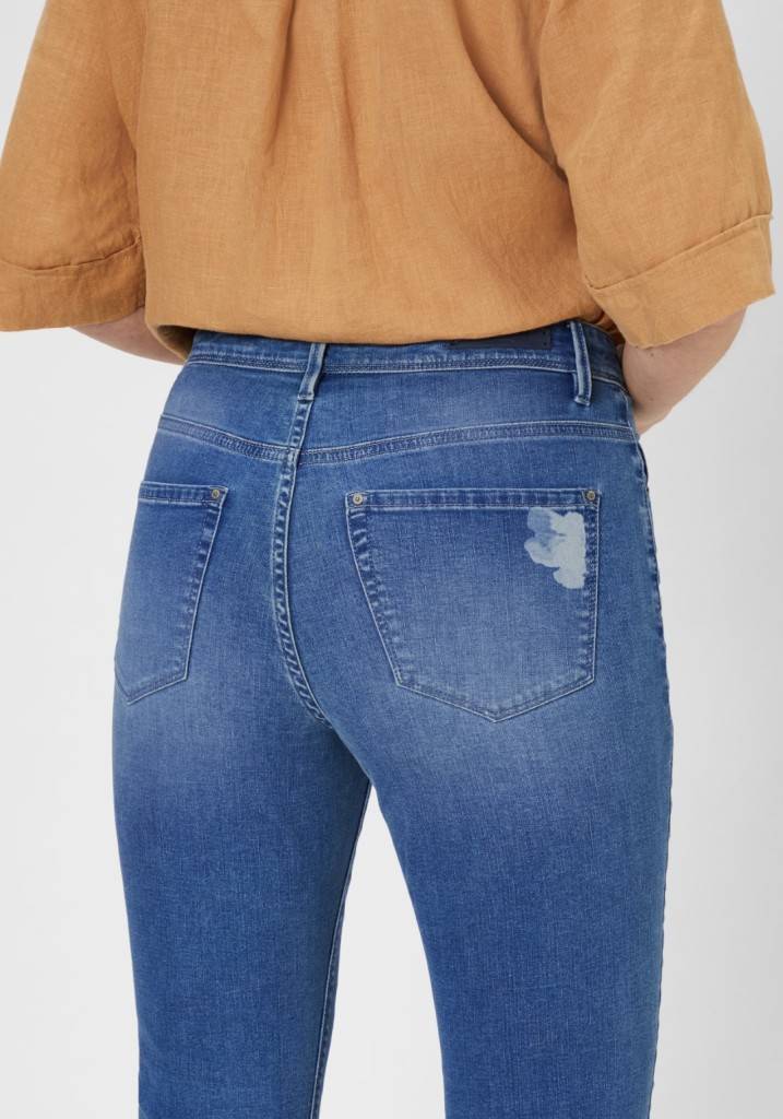 Paddocks PIA LIGHT DENIM Schmale Passform - Mid Blue With Using And Laser