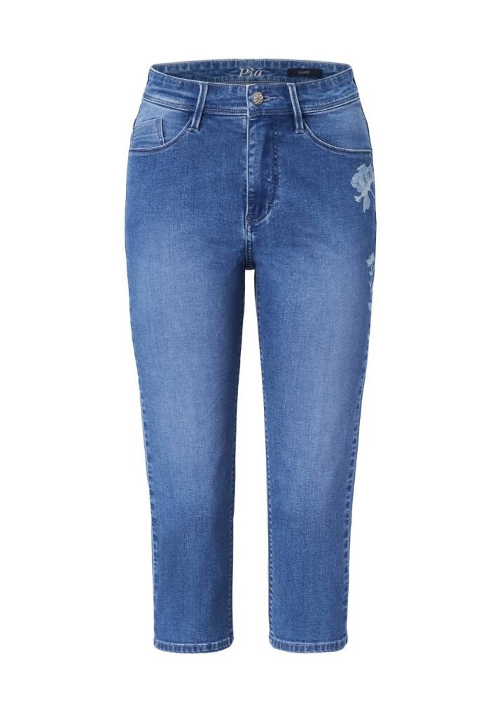 Paddocks PIA LIGHT DENIM Schmale Passform - Mid Blue With Using And Laser
