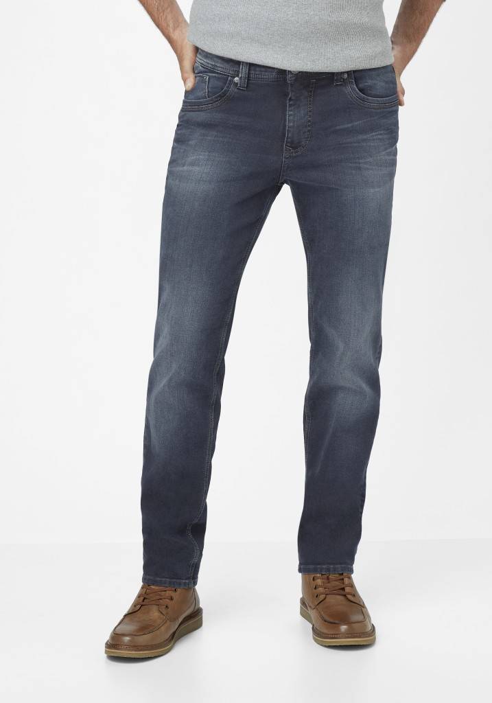 Paddocks PIPE MOTION&COMFORT Schmale Passform - Blue Black Used And Moustache