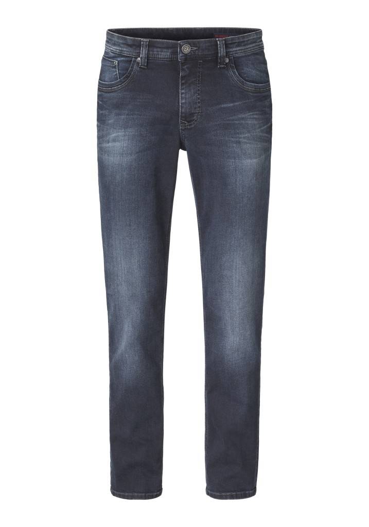 Paddocks PIPE MOTION&COMFORT Schmale Passform - Blue Black Used And Moustache