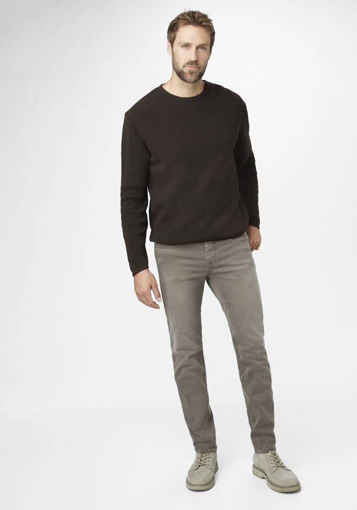 Paddocks PIPE MOTION&COMFORT schmale Passform - mid. grey od brown used