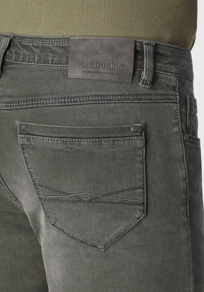 Paddocks PIPE MOTION&COMFORT Schmale Passform - Mid. Grey Od Green Used