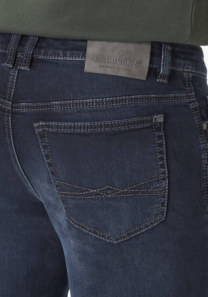 Paddocks PIPE Saddle Stitch MOTION&COMFORT Schmale Passform - Blue Black Used