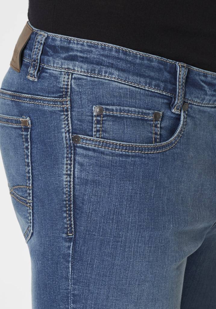 Paddocks PIPE Saddle Stitch MOTION&COMFORT Schmale Passform - Blue Medium Used