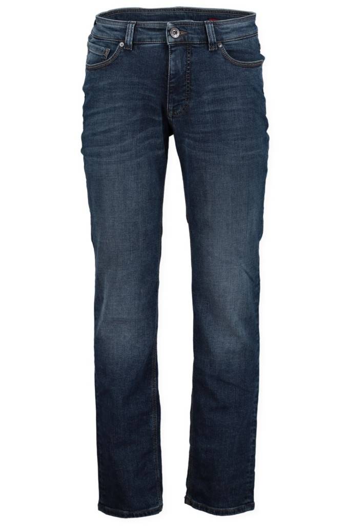 Paddocks PIPE Schmale Passform - Medium Blue Od Brown Used Moustache