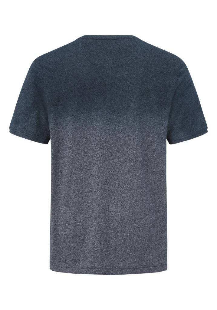 Paddocks Round Neck Color Melange Jersey Normale Passform - Navy Melange