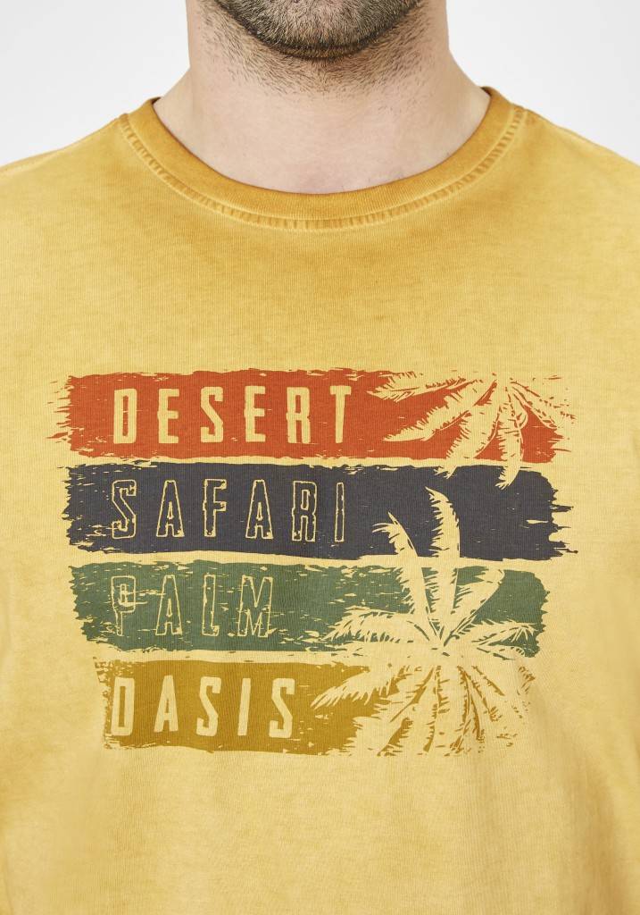 Paddocks Round Neck Short Sleeve Normale Passform - Gold