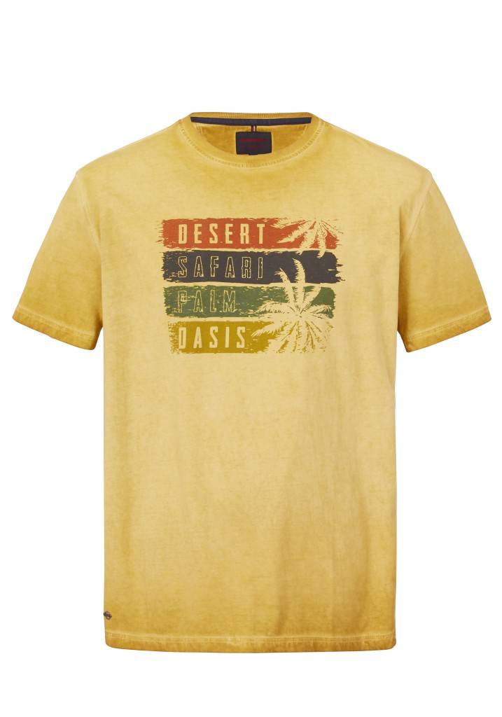 Paddocks Round Neck Short Sleeve Normale Passform - Gold