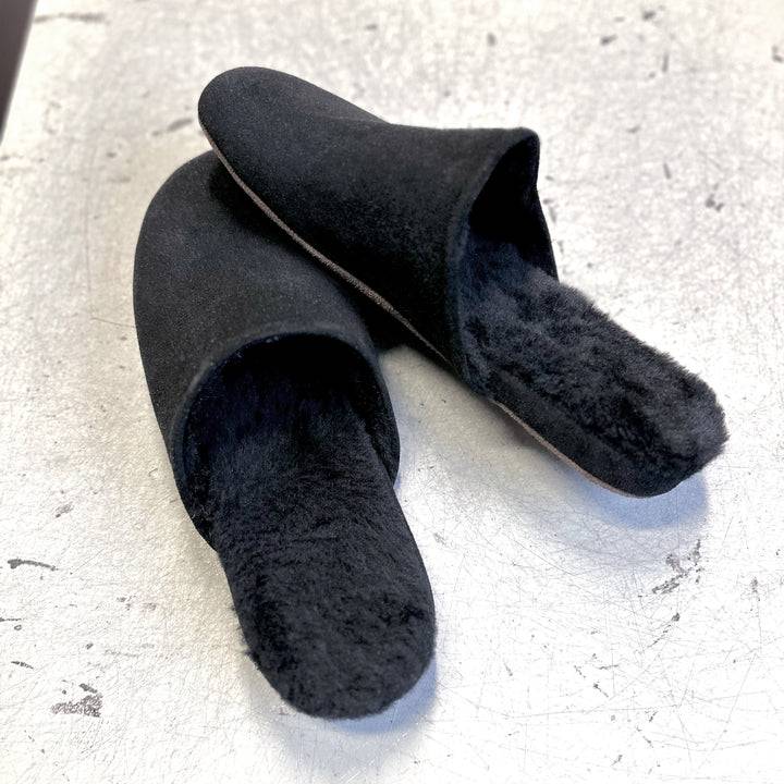 Pampuschen Alex Schwarz Fellgefüttert