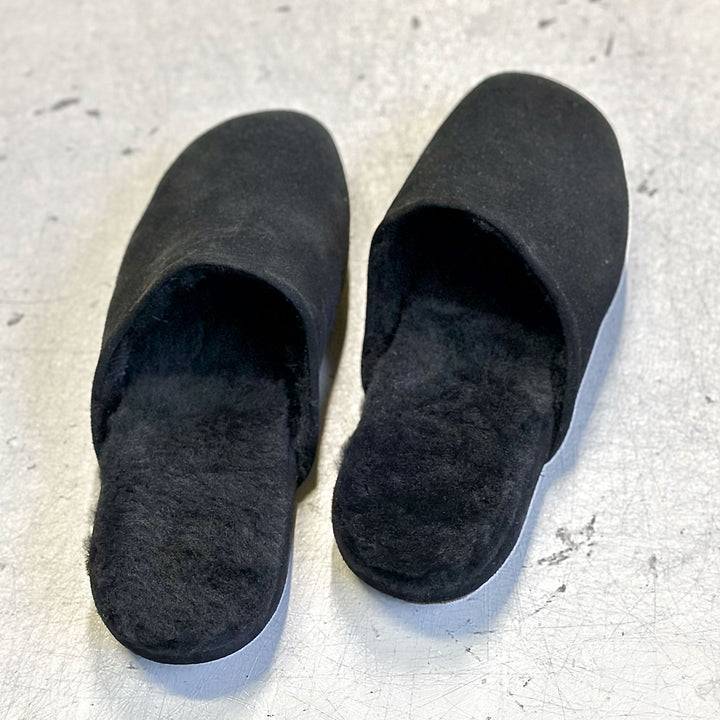 Pampuschen Alex Schwarz Fellgefüttert