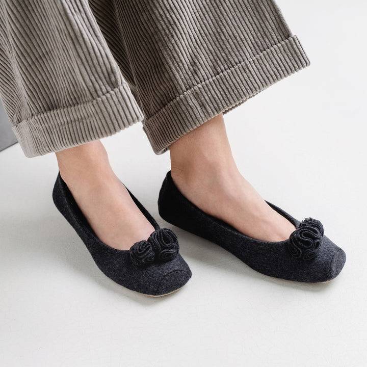 Pampuschen Betty anthrazit