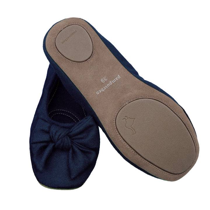 Pampuschen Daisy Wool Dunkelblau