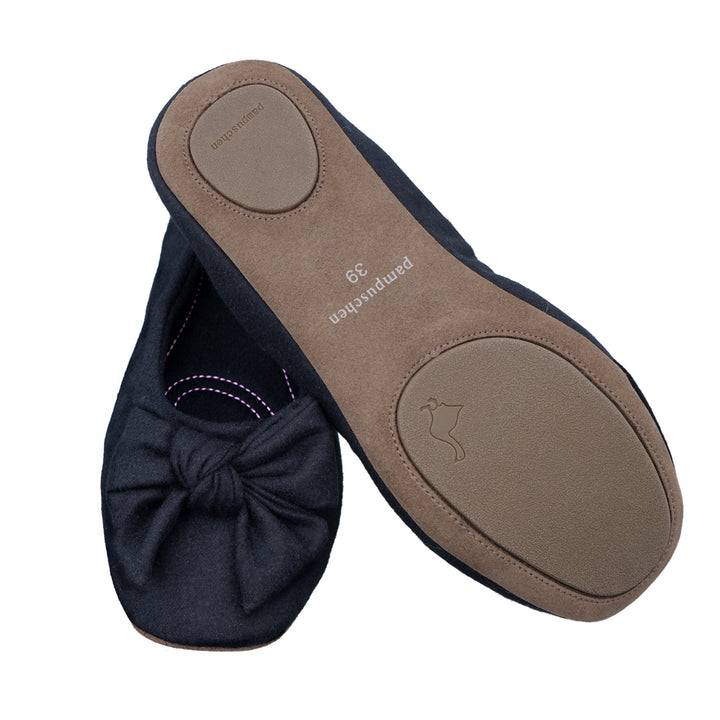 Pampuschen Daisy Wool Schwarz