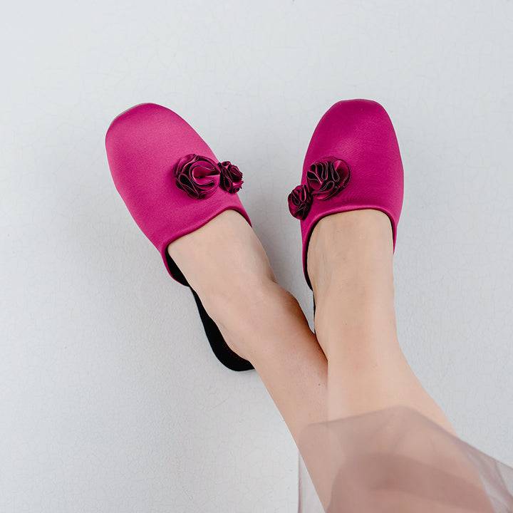 Pampuschen Ginger satin beere