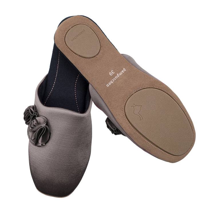 Pampuschen Ginger Satin Taupe