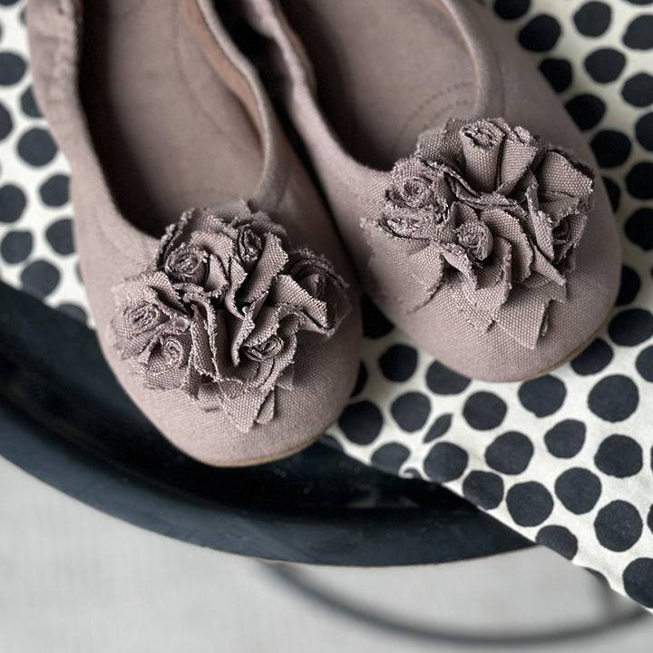 Pampuschen Grace Cotton Canvas Lehm