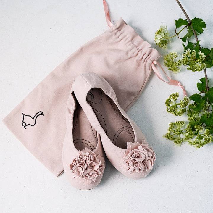 Pampuschen Grace Cotton Canvas Puder