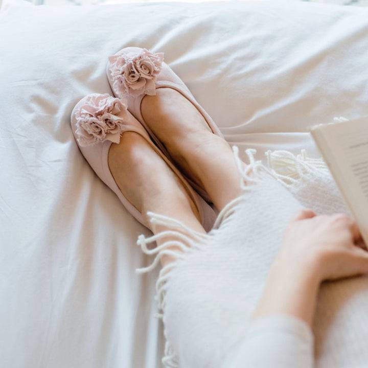 Pampuschen Grace Cotton Canvas Puder