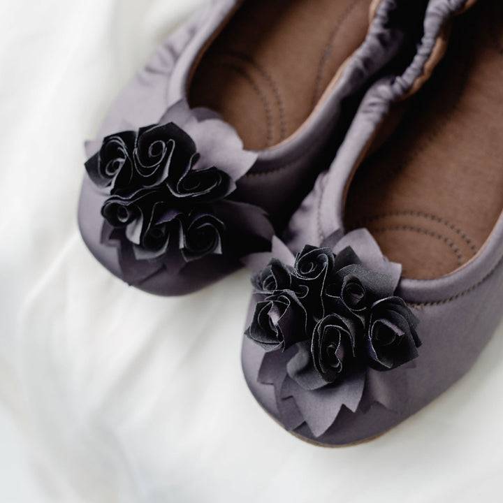 Pampuschen Grace Satin Taupe