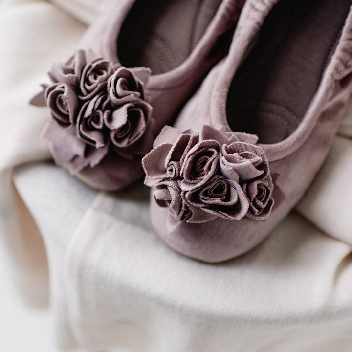 Pampuschen Grace Velvet Blasse Malve