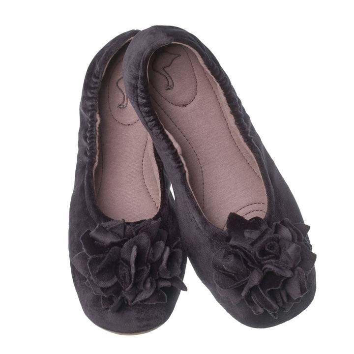 Pampuschen Grace Velvet Schwarz
