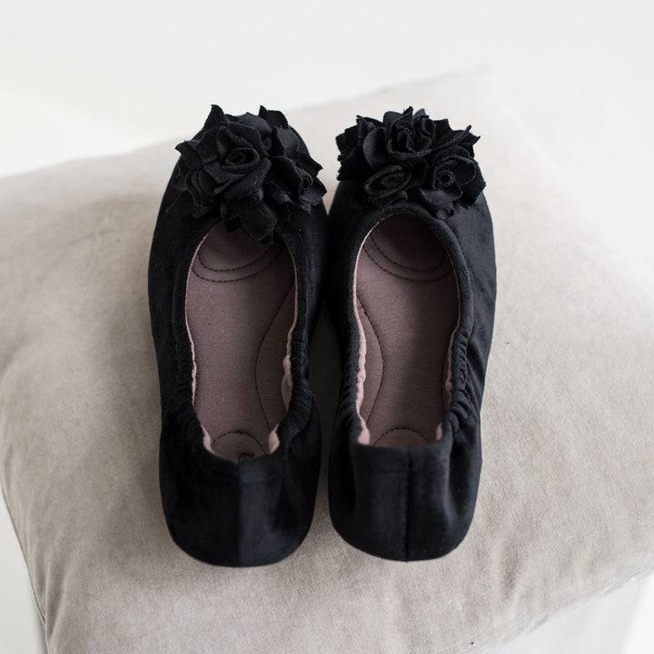 Pampuschen Grace Velvet Schwarz